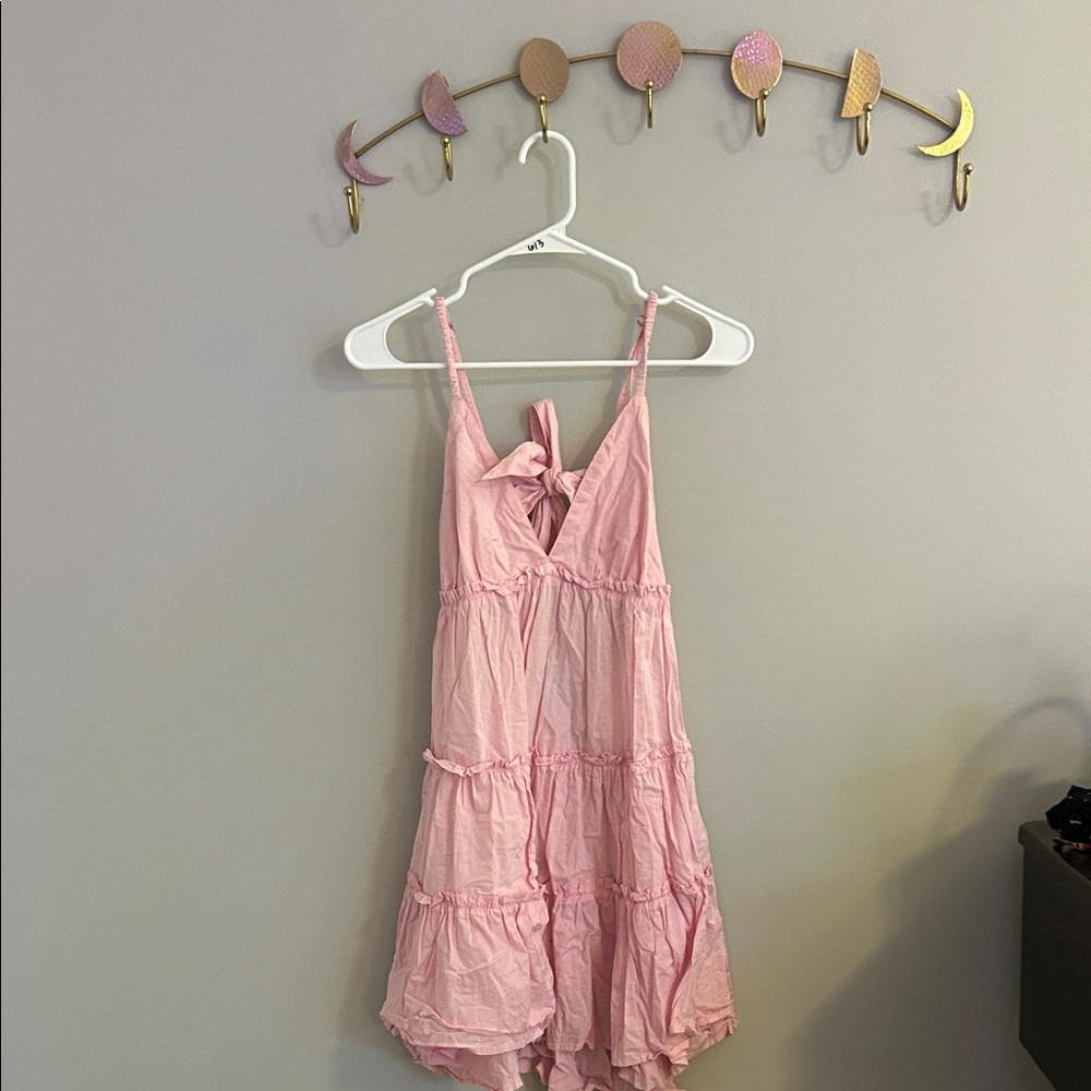 River Island Soft Pink Sundress with Tie Detail
